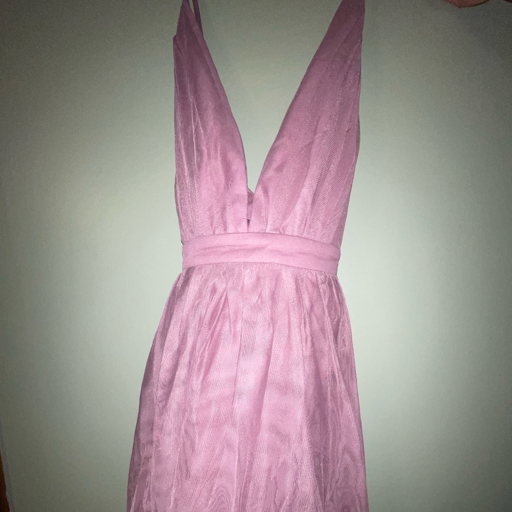 Cocktail, tulle dress. Pink/mauve color. Never worn.
